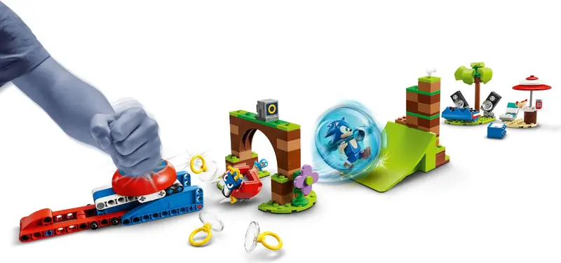 LEGO 76990 Sonic - wyzwanie z pędzącą kulą zdjęcie 3