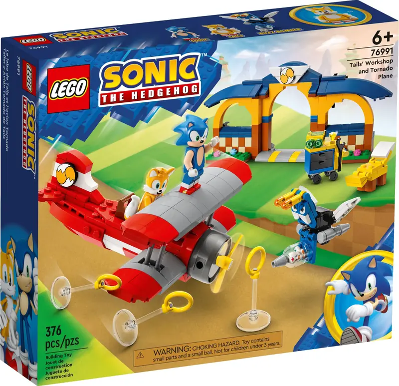 LEGO 76991 Tails z warsztatem i samolot Tornado zdjęcie 2