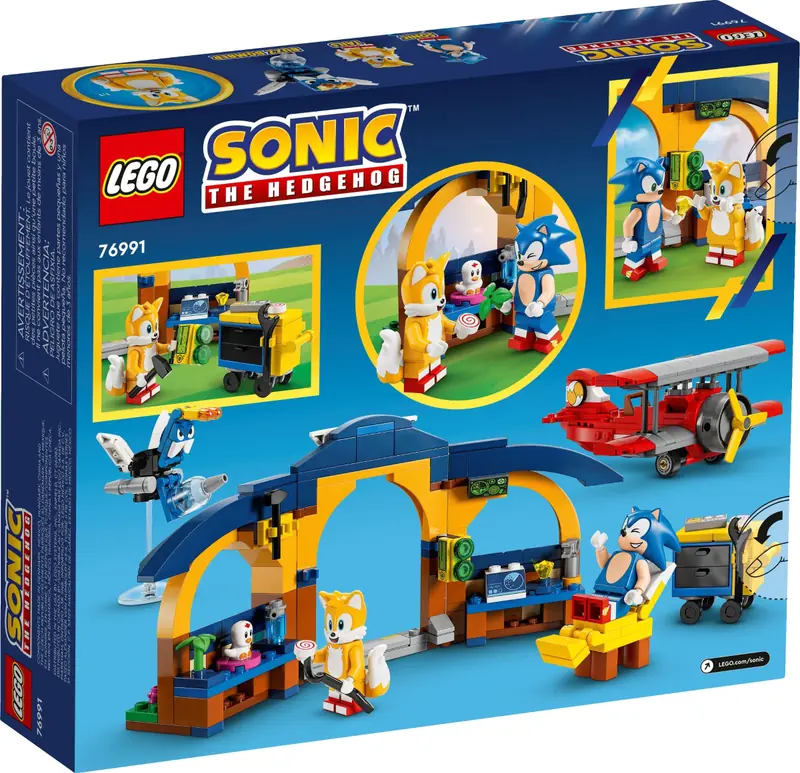 LEGO 76991 Tails z warsztatem i samolot Tornado zdjęcie 5