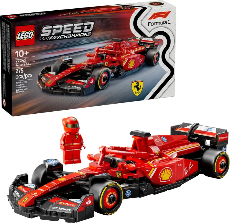 LEGO 77242 Bolid F1 Ferrari SF-24 zdjęcie 6
