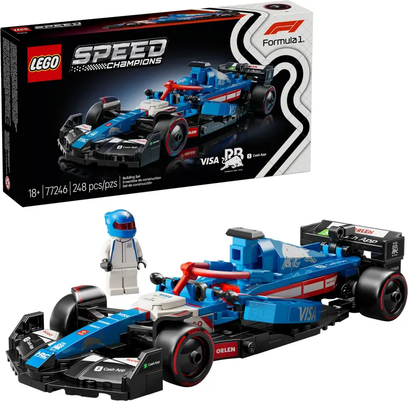 LEGO 77246 Bolid F1 Visa Cash App RB VCARB 01 zdjęcie 3