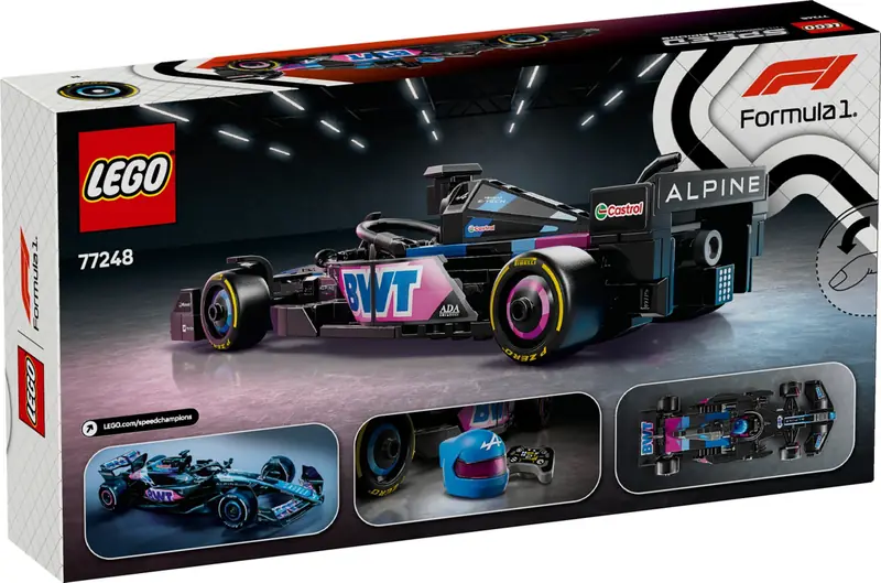 LEGO 77248 Bolid F1 BWT Alpine Team A524 zdjęcie 5