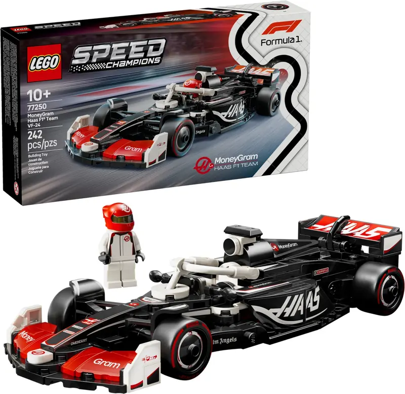 LEGO 77250 Bolid F1 MoneyGram Haas Team VF-24 zdjęcie 4