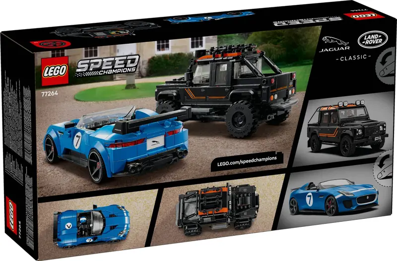 LEGO 77264 Jaguar Project 7 i Land Rover Defender zdjęcie 2