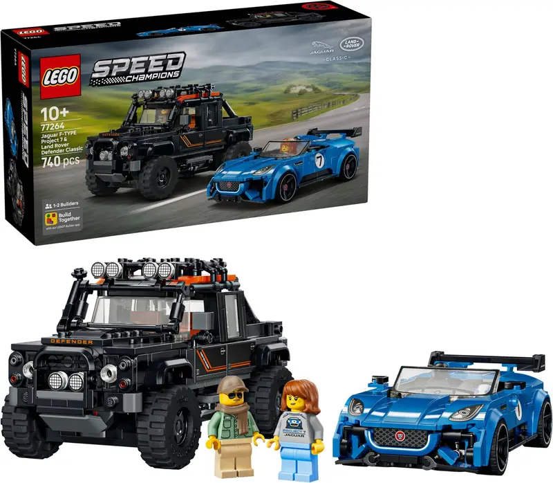 LEGO 77264 Jaguar Project 7 i Land Rover Defender zdjęcie 3