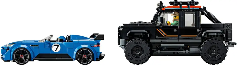 LEGO 77264 Jaguar Project 7 i Land Rover Defender zdjęcie 4