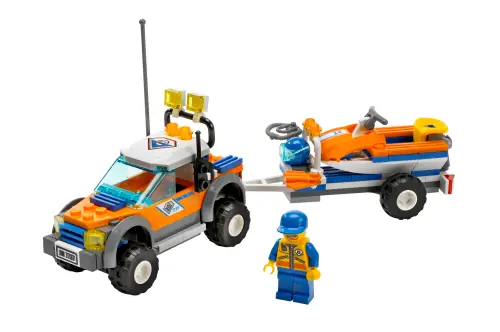 LEGO 7737 Samochód terenowy i skuter wodny straży