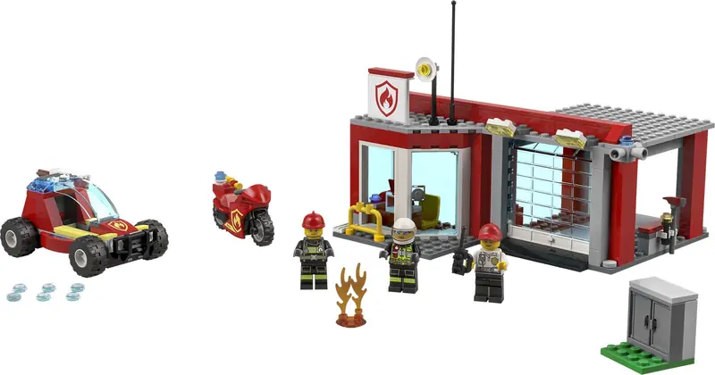 LEGO 77943 Remiza strażacka — zestaw startowy