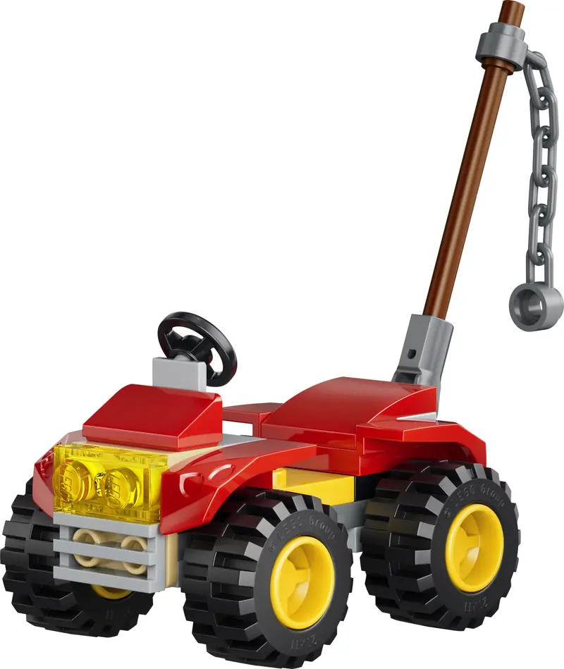 LEGO 77978 Ciężarówka do transportu młodego tyranozaura zdjęcie 4