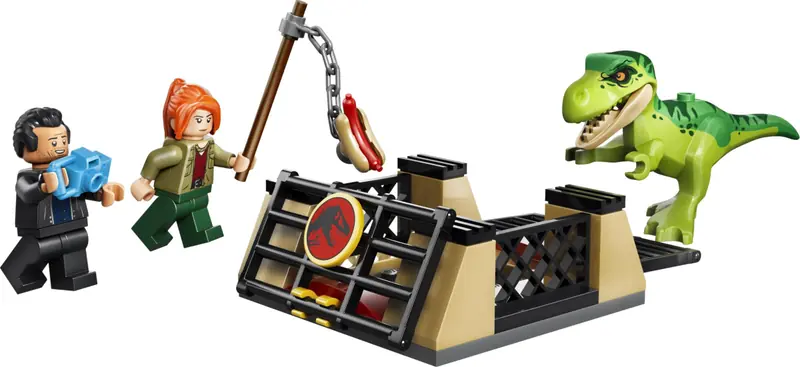 LEGO 77978 Ciężarówka do transportu młodego tyranozaura zdjęcie 6