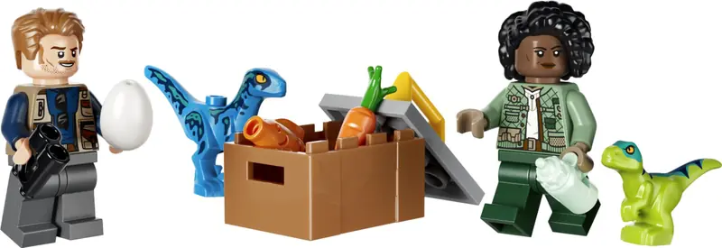 LEGO 77981 Welociraptor, stegozaur i pteranodon – Centrum ratunkowe zdjęcie 9