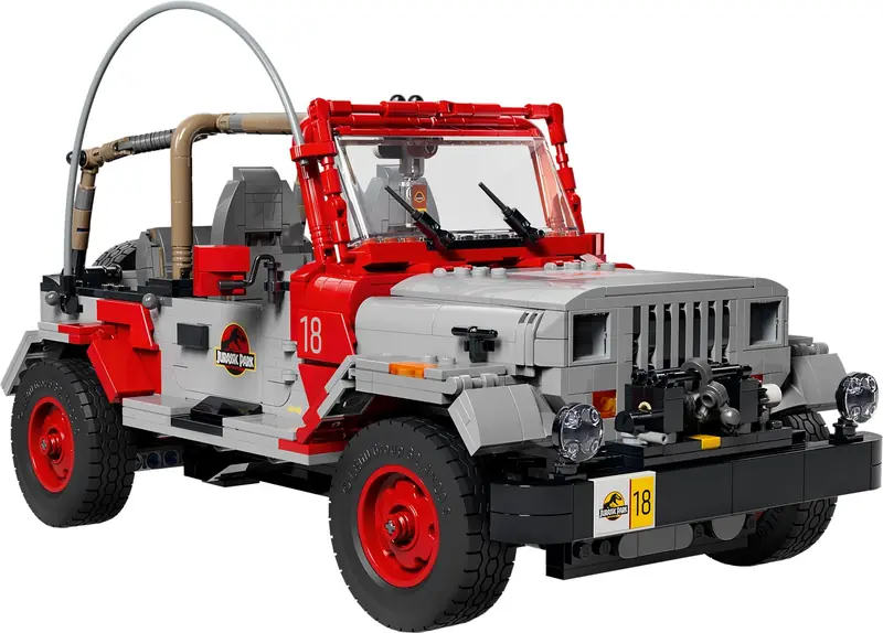 LEGO 77984 Jurassic Park Jeep Wrangler zdjęcie 8