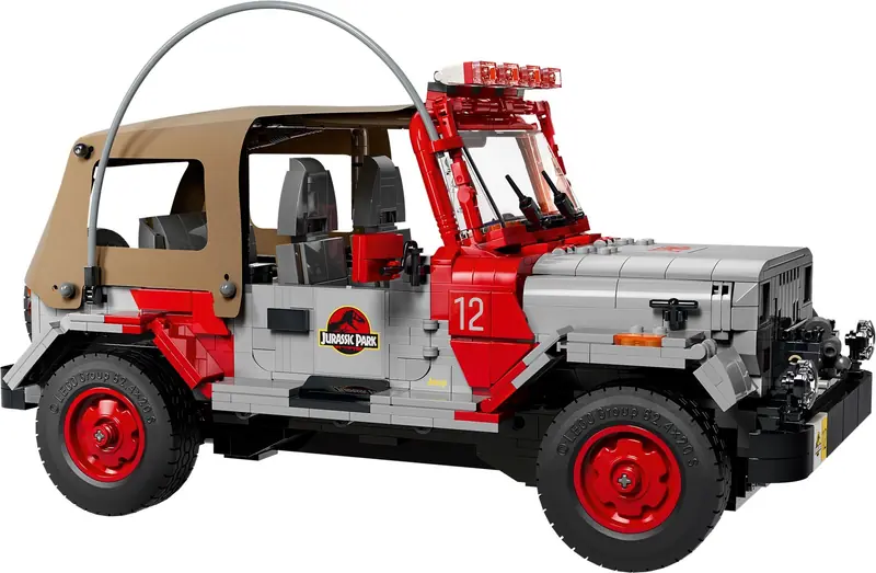 LEGO 77984 Jurassic Park Jeep Wrangler zdjęcie 9