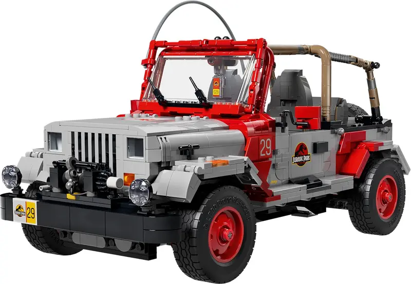 LEGO 77984 Jurassic Park Jeep Wrangler zdjęcie 10