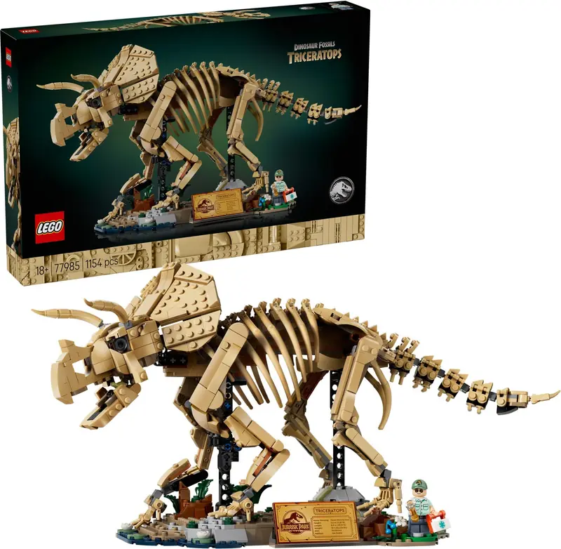 LEGO 77985 Szkielety dinozaurów: triceratops zdjęcie 3