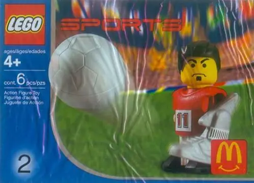 LEGO 7924 McDonald's Sports Set Number 2 - Red Soccer Player #11