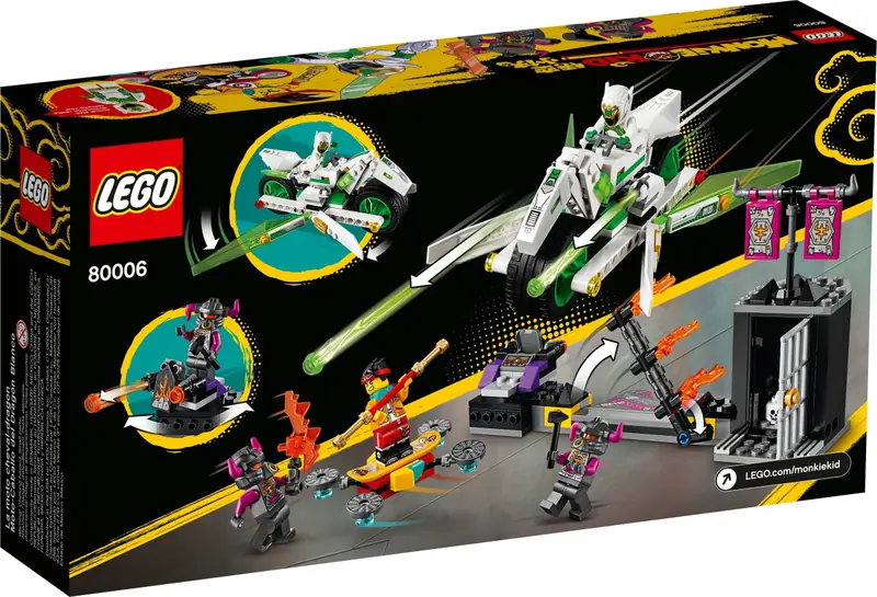 LEGO 80006 Motocykl Biały Smok zdjęcie 7