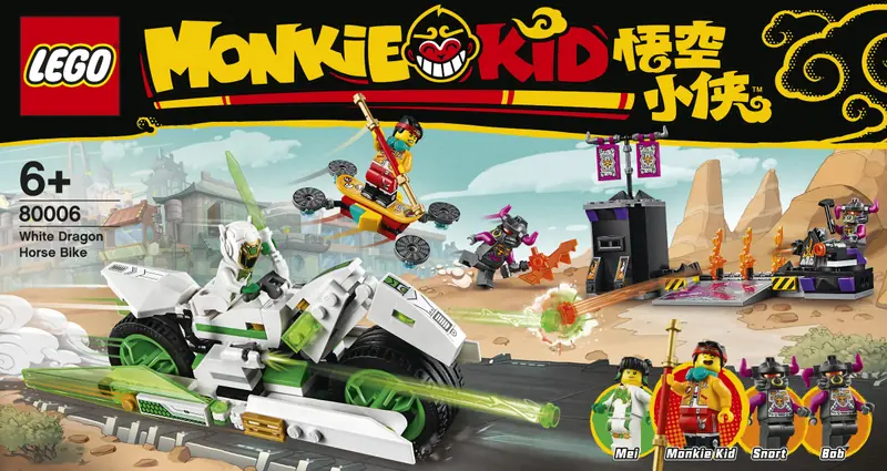 LEGO 80006 Motocykl Biały Smok zdjęcie 23