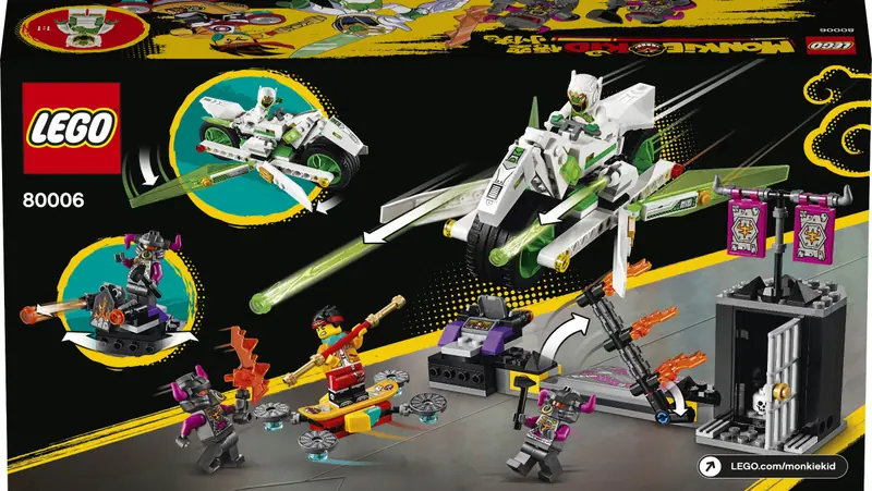 LEGO 80006 Motocykl Biały Smok zdjęcie 12