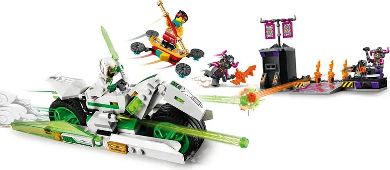 LEGO 80006 Motocykl Biały Smok zdjęcie 16