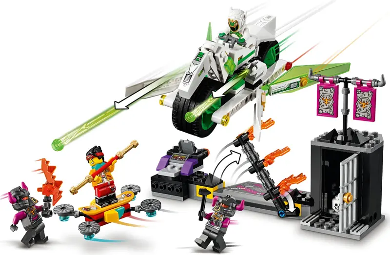LEGO 80006 Motocykl Biały Smok zdjęcie 6