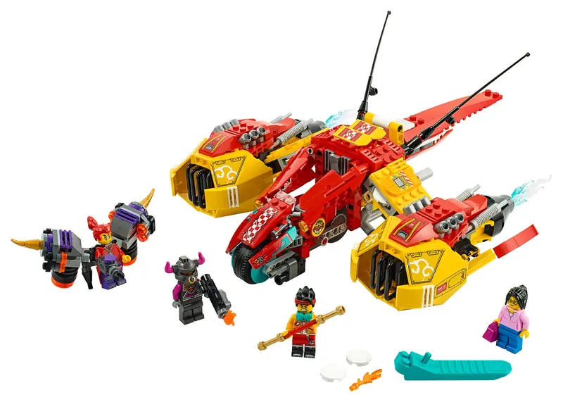 LEGO 80008 Odrzutowiec Monkie Kida