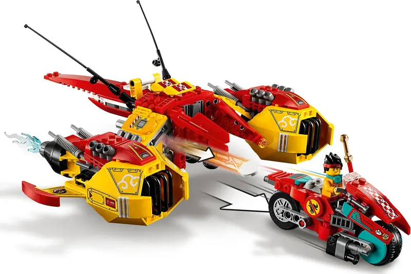 LEGO 80008 Odrzutowiec Monkie Kida zdjęcie 7