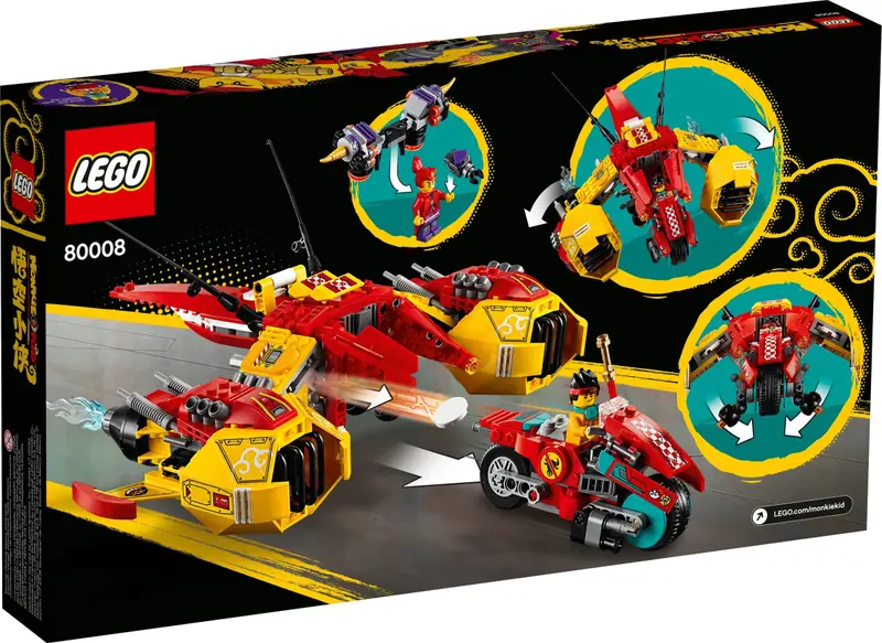 LEGO 80008 Odrzutowiec Monkie Kida zdjęcie 8