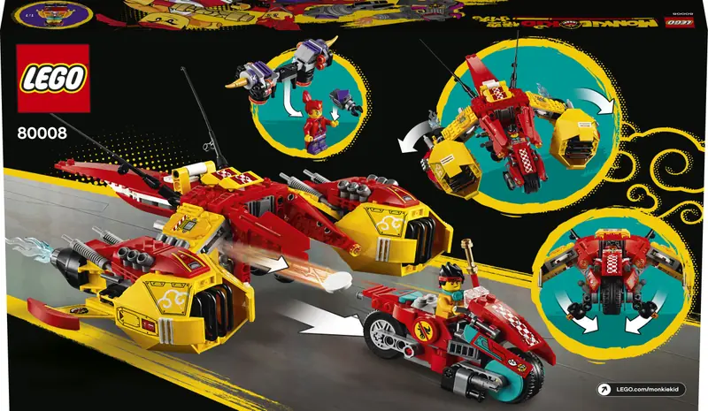 LEGO 80008 Odrzutowiec Monkie Kida zdjęcie 12