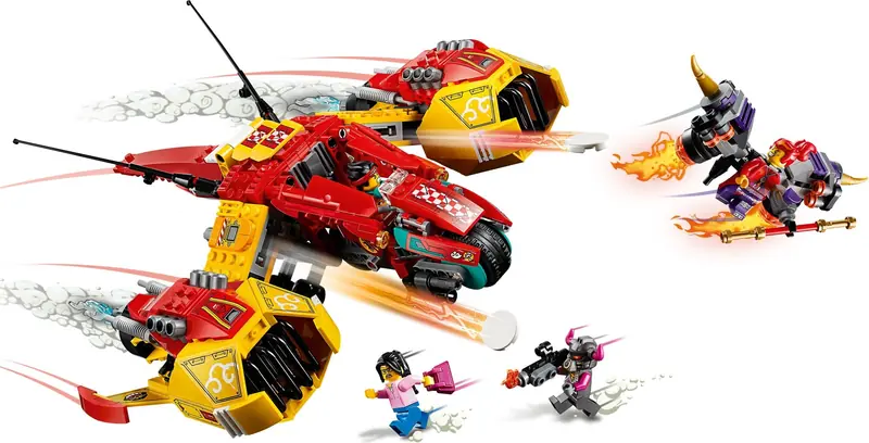 LEGO 80008 Odrzutowiec Monkie Kida zdjęcie 4