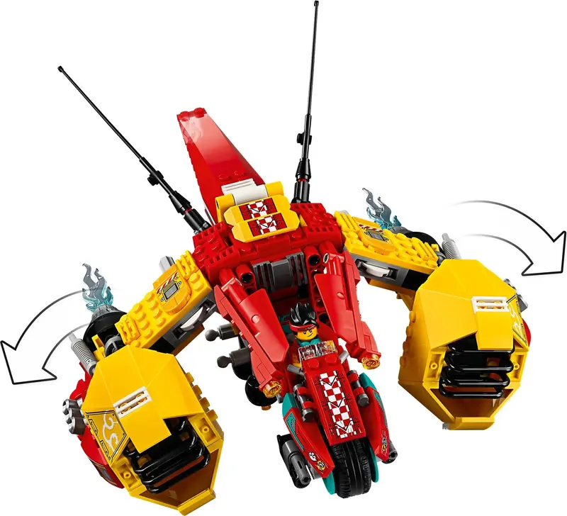LEGO 80008 Odrzutowiec Monkie Kida zdjęcie 6