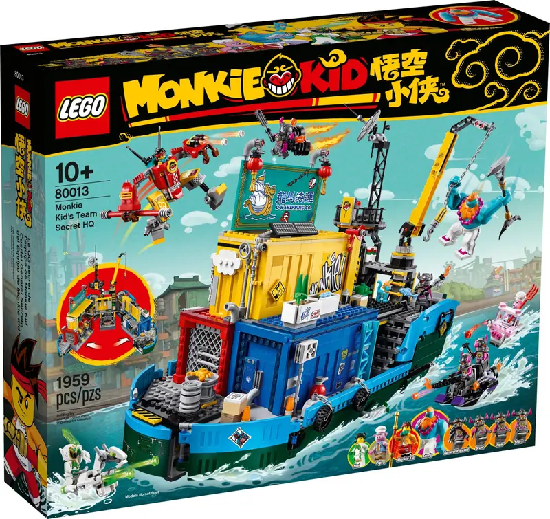 LEGO 80013 Tajne dowództwo ekipy Monkie Kida zdjęcie 3