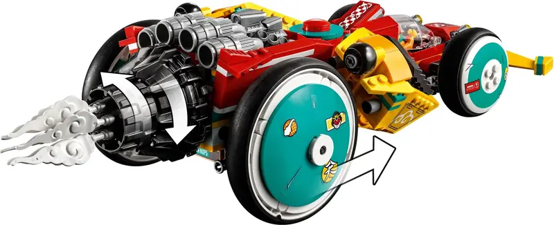 LEGO 80015 Chmurkowy roadster Monkie Kida zdjęcie 4
