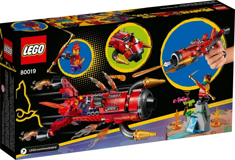 LEGO 80019 Piekielny odrzutowiec Red Sona zdjęcie 5