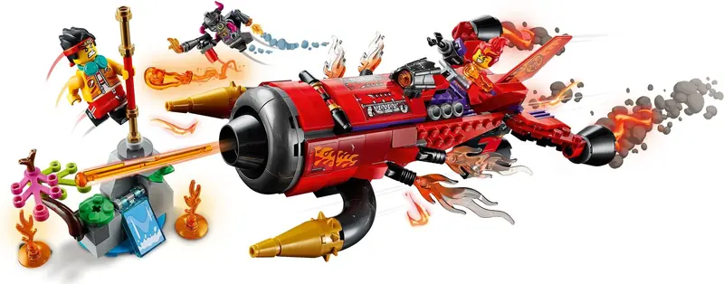 LEGO 80019 Piekielny odrzutowiec Red Sona zdjęcie 6