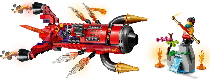LEGO 80019 Piekielny odrzutowiec Red Sona zdjęcie 7