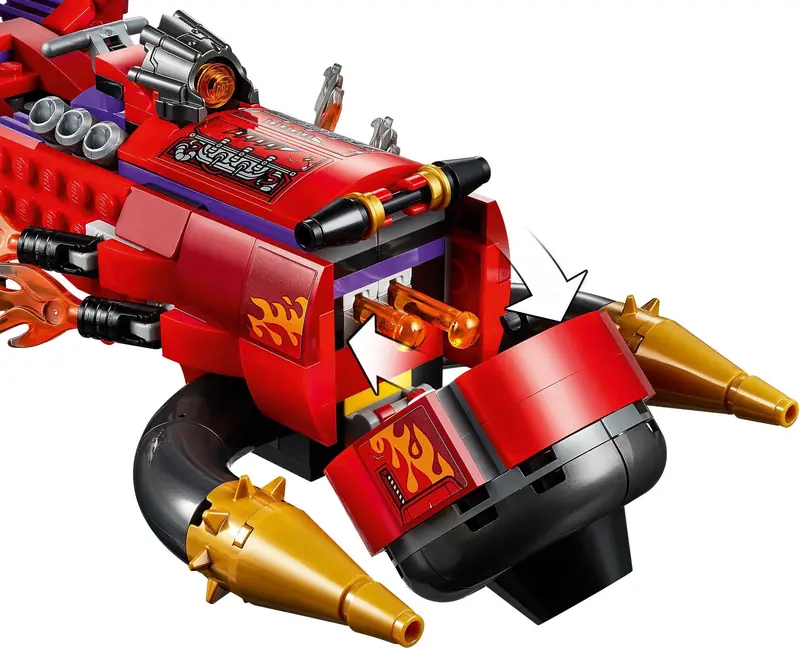 LEGO 80019 Piekielny odrzutowiec Red Sona zdjęcie 9