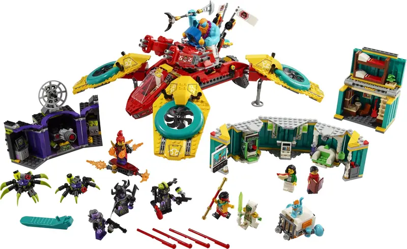 LEGO 80023 Dronkopter ekipy Monkie Kida