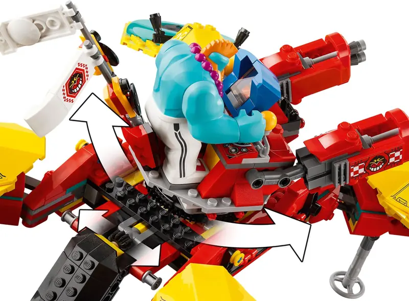 LEGO 80023 Dronkopter ekipy Monkie Kida zdjęcie 10