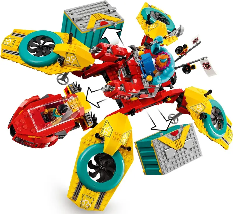 LEGO 80023 Dronkopter ekipy Monkie Kida zdjęcie 11