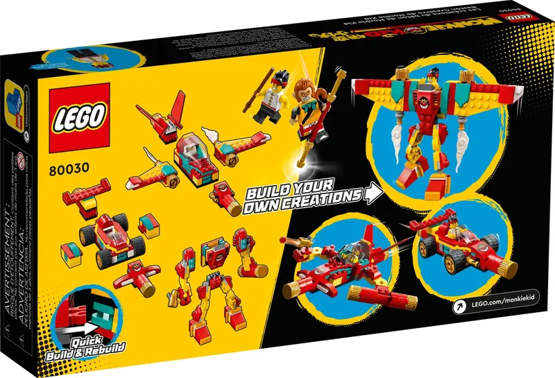 LEGO 80030 Modele z kosturem Monkie Kida zdjęcie 3