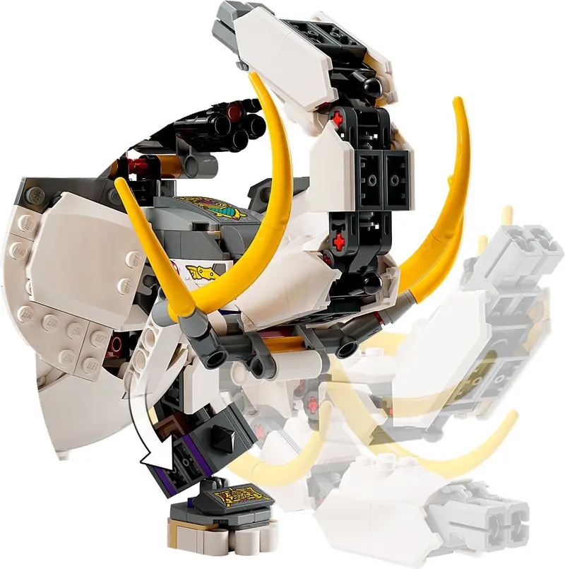 LEGO 80043 Yellow Tusk Elephant zdjęcie 4