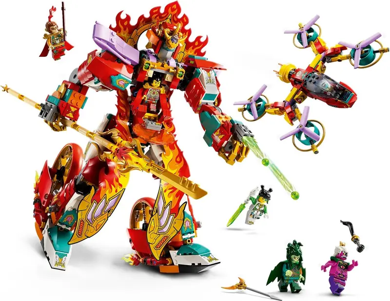 LEGO 80057 Mech ognistego pierścienia Nezhy zdjęcie 2