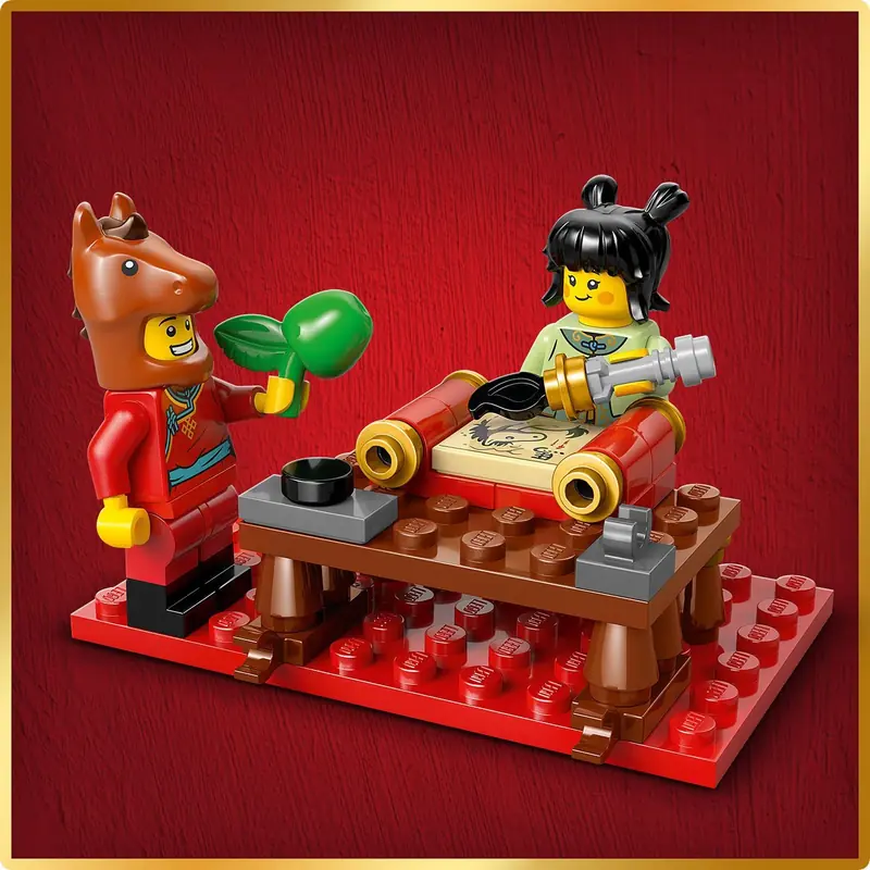 LEGO 80119 Obraz z galopującymi końmi zdjęcie 4