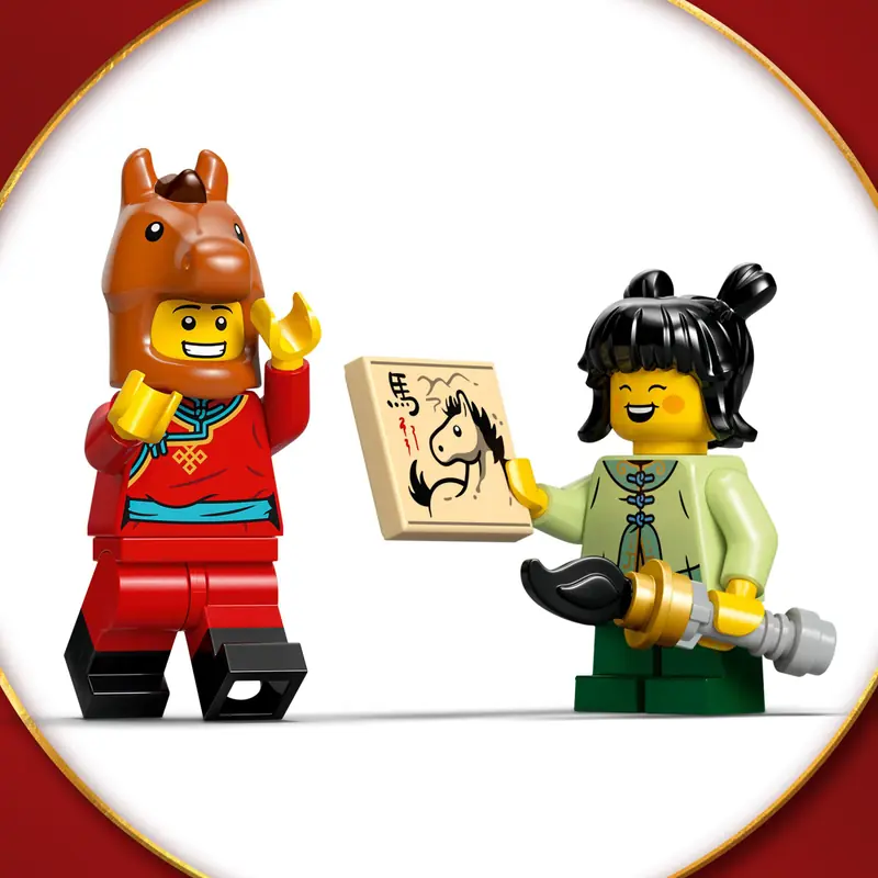 LEGO 80119 Obraz z galopującymi końmi zdjęcie 6
