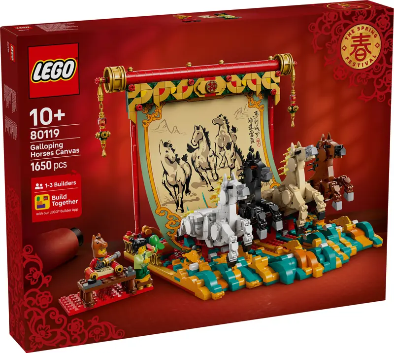 LEGO 80119 Obraz z galopującymi końmi zdjęcie 2