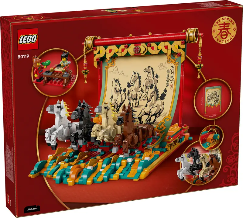LEGO 80119 Obraz z galopującymi końmi zdjęcie 3