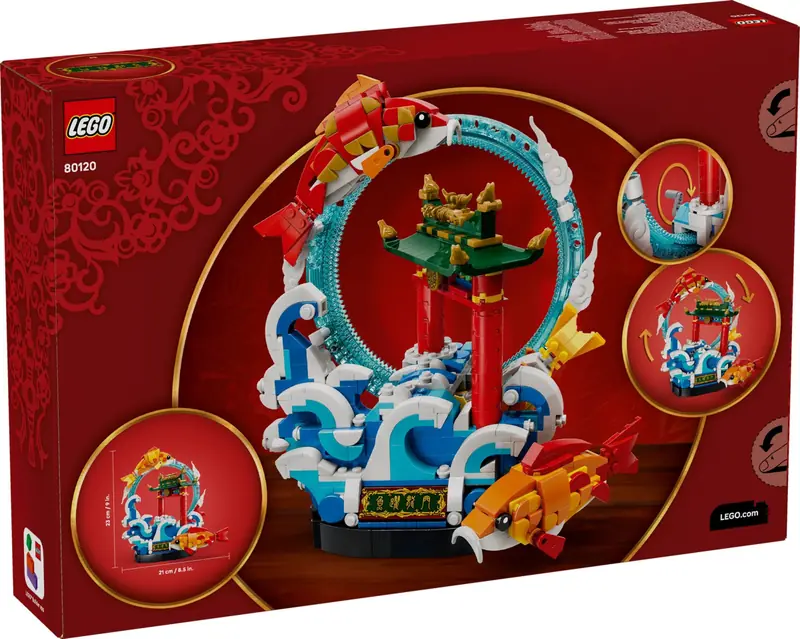 LEGO 80120 Karp przeskakujący przez Smoczą Bramę zdjęcie 2