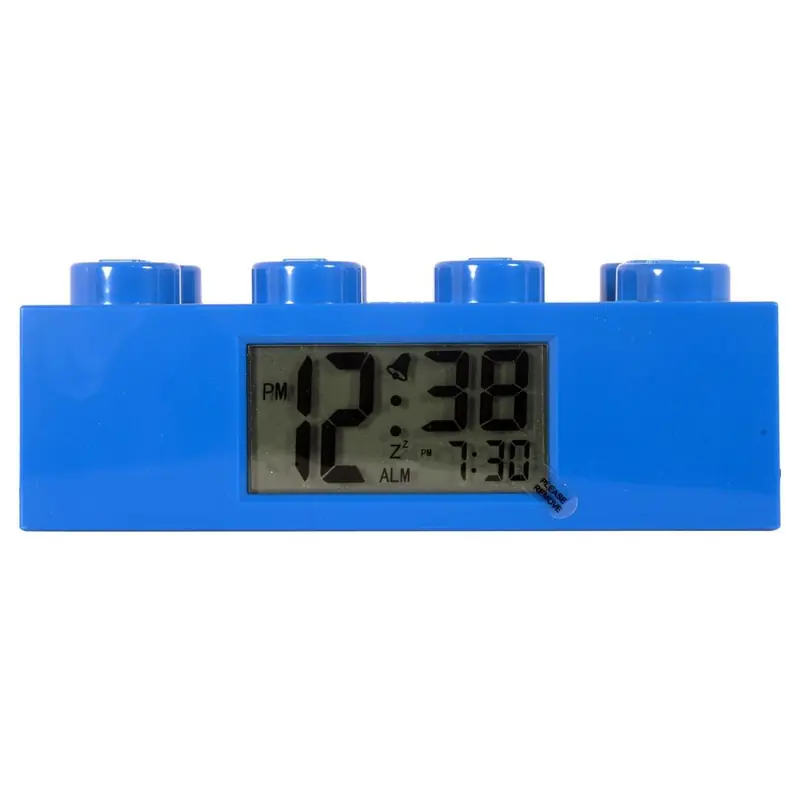 LEGO 830659002151 Brick Alarm Clock (Blue)