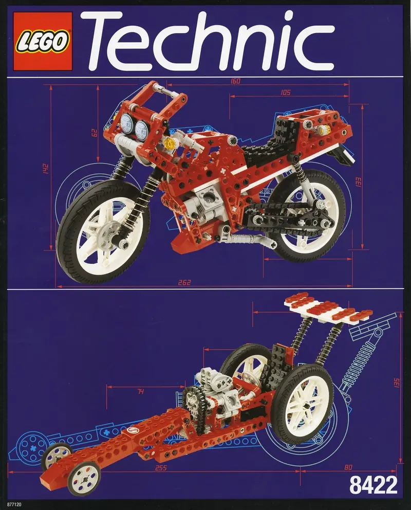 LEGO 8422 Circuit Shock Racer / V-Twin Super Bike
